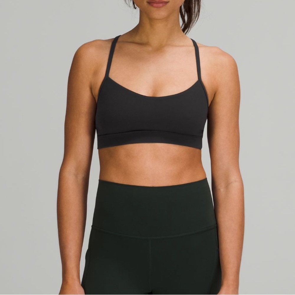 Lululemon Flow Y bra, black size 4